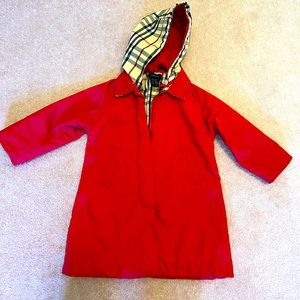 Kids Burberry coat, size 3